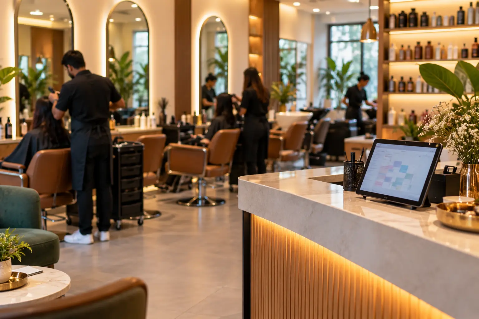 Salon software: bookings, staff commission and packages