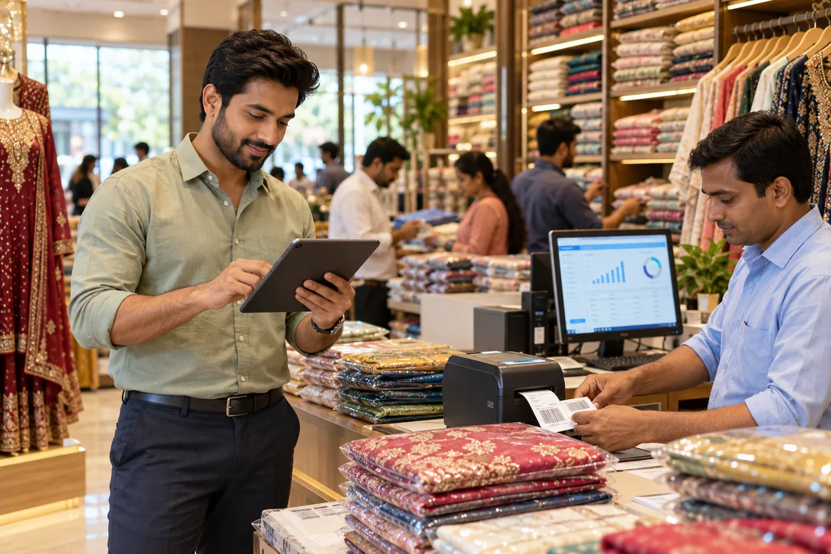 A business in Delhi using Hexa software
