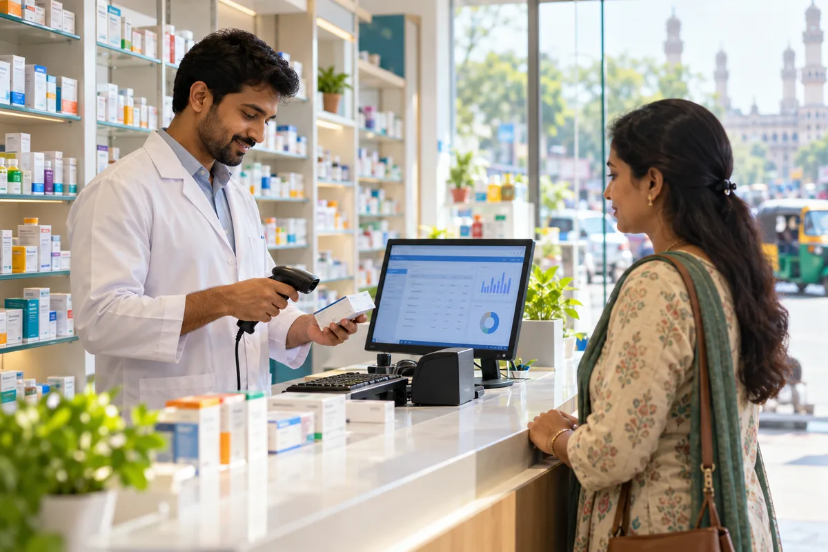 A business in Hyderabad using Hexa software