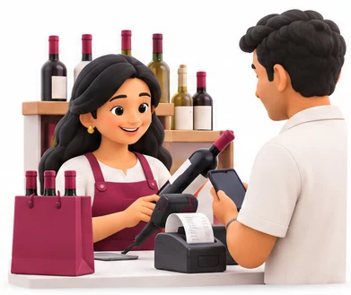 Bill at the counter