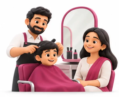 Unisex and family salons