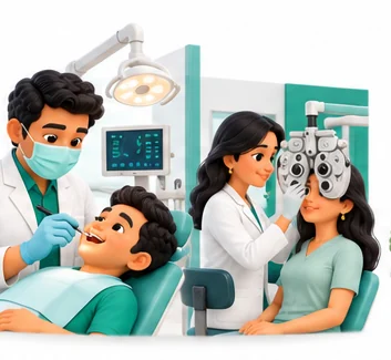 Dental and eye clinics