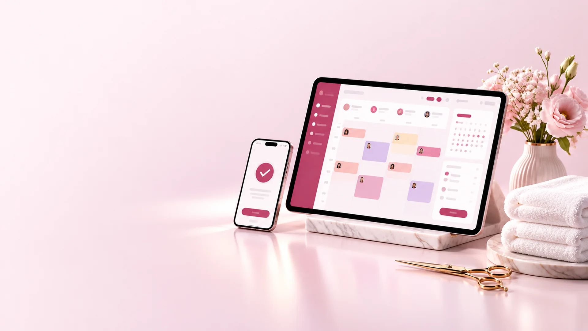 Run your salon from one screen.