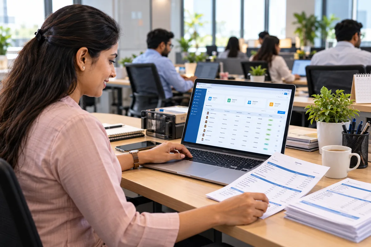 Payroll software with PF, ESI and TDS